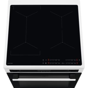 Cuisinière AEG CIB6490APW (Induction, Pose libre, Pyrolyse)