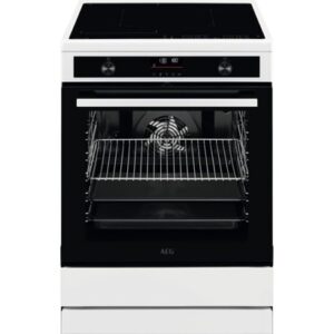 Cuisinière AEG CIB6490APW (Induction, Pose libre, Pyrolyse)