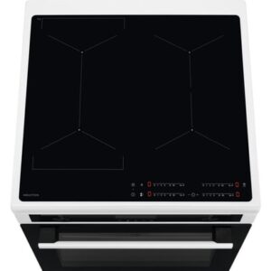 Cuisinière AEG CIB6490APW (Induction, Pose libre, Pyrolyse)