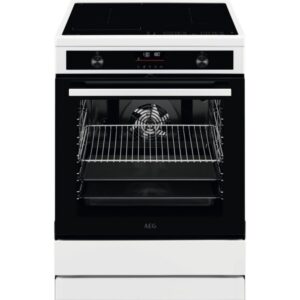 Cuisinière AEG CIB6490APW (Induction, Pose libre, Pyrolyse)