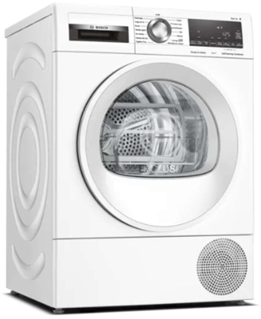 Sèche-linge BOSCH WQG135DMFR (Condensation, Pompe à chaleur, Capacité 8 kg)