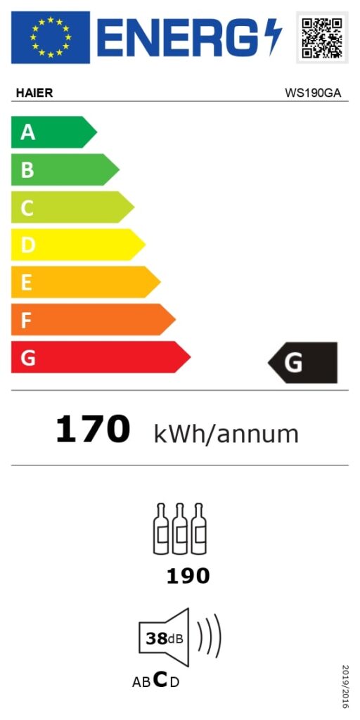 Cave à vins HAIER WS190GA (Vieillissement)