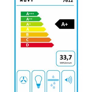 Hotte NOVY 7612 (Décorative, Murale, LED)