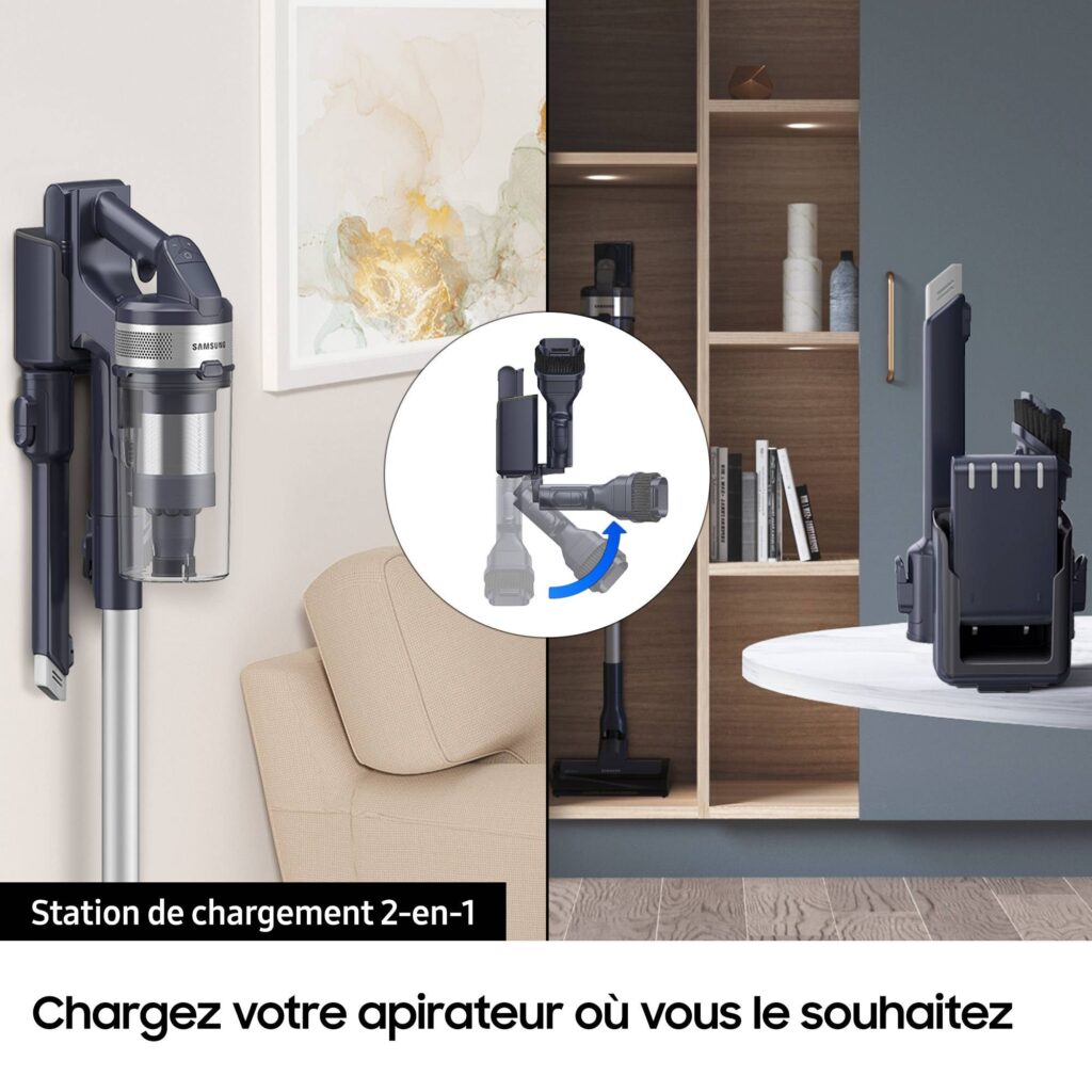 Aspirateur Balai SAMSUNG VS20B75BCR5 (Sans sac)