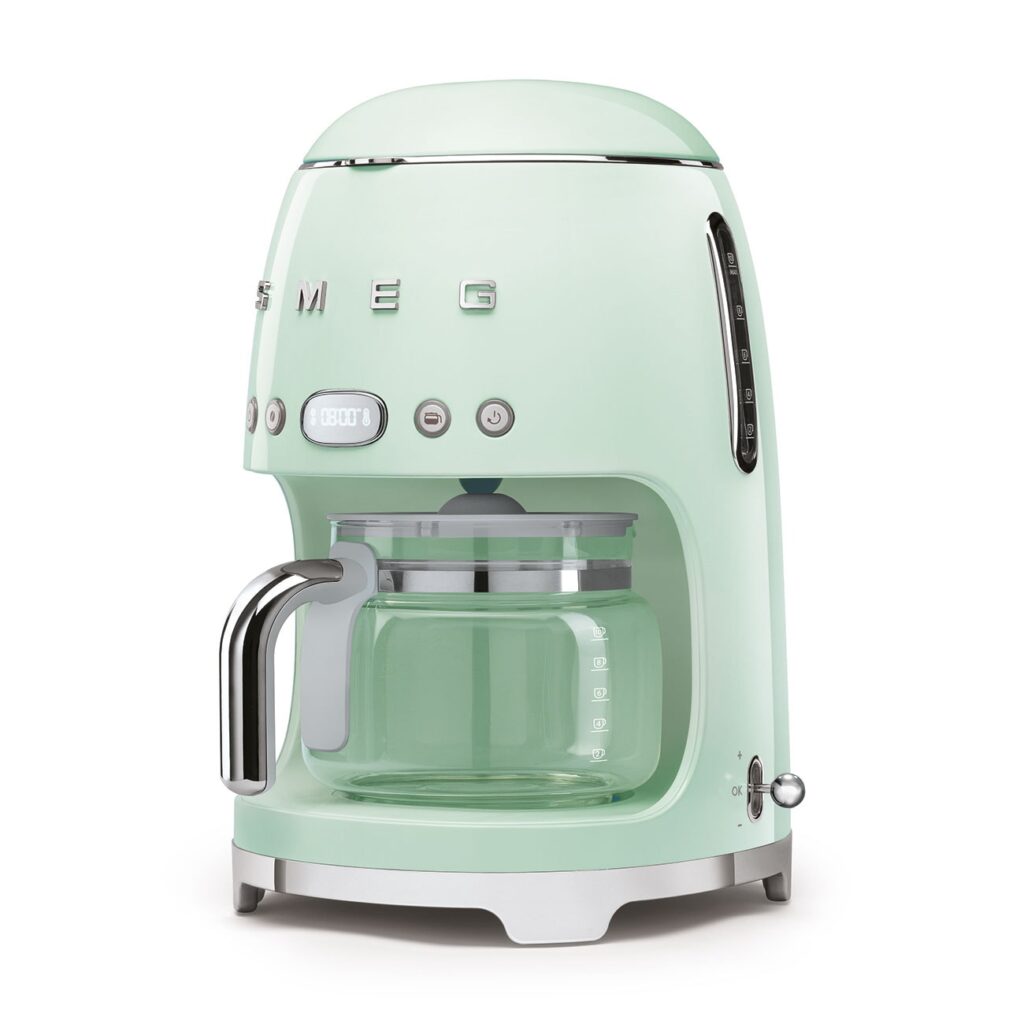 Cafetière & Machine à café SMEG DCF02PGEU (Cafetière filtre, Année 50, Vert d'eau)