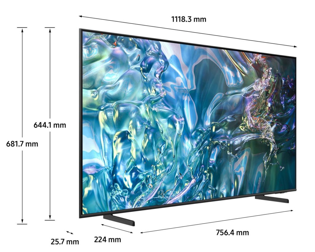 Téléviseur SAMSUNG TQ50Q64D (Téléviseur QLED 4K, Téléviseur 4K Ultra HD)