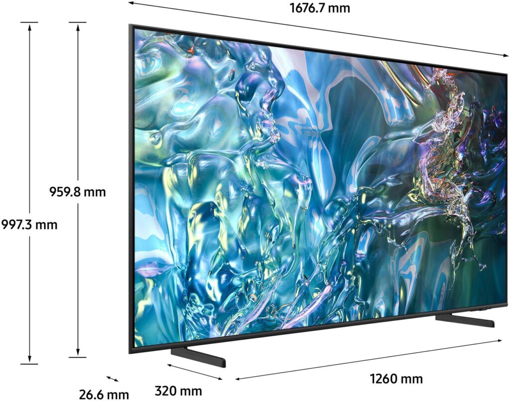 Téléviseur SAMSUNG TQ75Q64D (Téléviseur QLED, Téléviseur 4K)