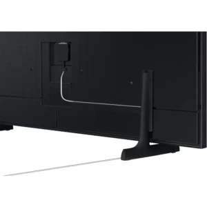 L'arrière du téléviseur à écran plat SAMSUNG TQ43LS03B affiche une gestion organisée des câbles, avec des fils soigneusement connectés et partiellement cachés.