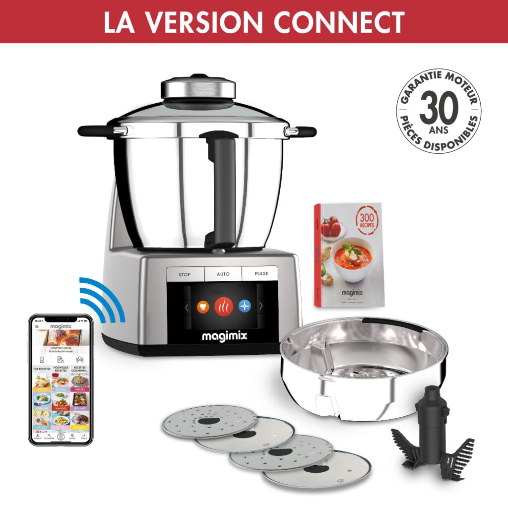 Robot culinaire MAGIMIX ROBOTCOOKCONNECT (Robot culinaire multifonction)