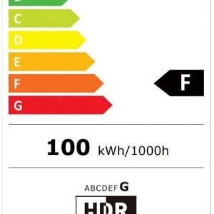 Le SAMSUNG TQ65S95D, équipé du HDR, bénéficie d'une étiquette énergétique européenne F et consomme 100 kWh pour 1000 heures. Son écran de 65 pouces (163 cm) assure une expérience visuelle époustouflante.
