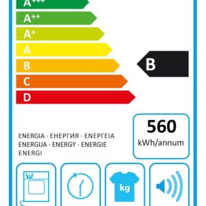 L'appareil SIEMENS WP31G200FR bénéficie d'une étiquette énergétique B, avec une consommation annuelle de 560 kWh. Il a une capacité de 8 kg et fonctionne à un niveau sonore de 64 dB. Chaque cycle dure 150 minutes, ce qui en fait une option efficace pour les besoins de votre maison.