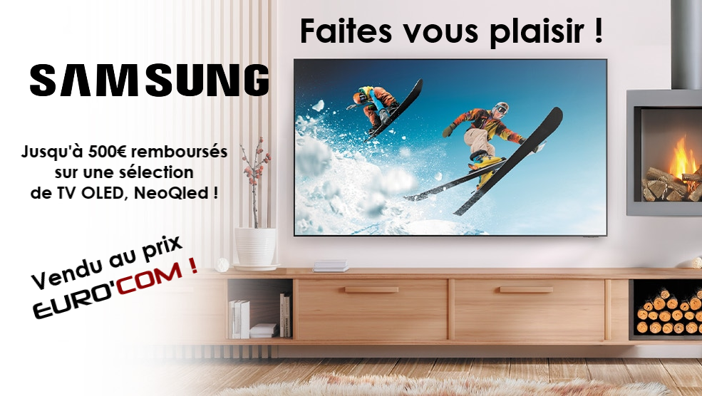 Une publicité TV palpitante met en avant des snowboardeurs audacieux, mettant en avant les offres exceptionnelles de SAMSONG et les tarifs imbattables d'Eurocom. Ne manquez pas cette offre dynamique !.