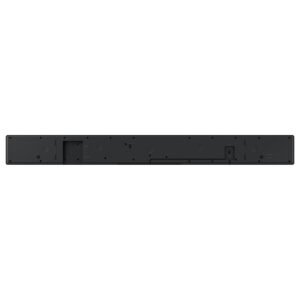 La vue arrière de la barre de son SAMSUNG HW-QS760F affiche clairement ses points de montage et ses ports de connexion.