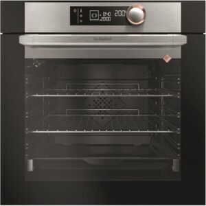 Le four DE DIETRICH DOP7350X est doté d'un design élégant en acier inoxydable, de commandes numériques et de trois grilles.