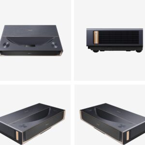 Le HISENSE C2 PT1 est présenté de face, de côté et sous deux angles différents.