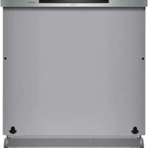 Le BOSCH SMV6YC803F (Copier) est un lave-vaisselle en acier inoxydable doté d'un panneau de commande supérieur et d'un affichage numérique.