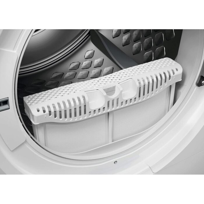 Le lave-linge blanc AEG TR95A9B6BW avec panier assorti s'intègre parfaitement dans votre espace de lavage et complète à merveille votre sèche-linge.
