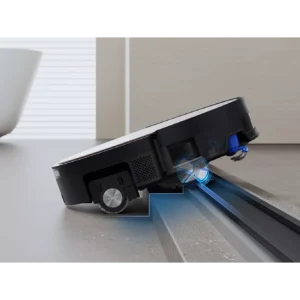 L'ECOVACS X11 omni utilise des capteurs avancés pour détecter et naviguer sur les bords des sols surélevés, assurant ainsi un nettoyage complet et efficace des sols.