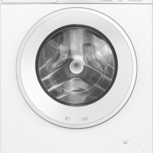 Vue avant du lave-linge frontal BOSCH WAN2827AFR, mettant en évidence sa porte ronde et son panneau de commande numérique moderne.