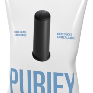 LAURASTAR CARTOUCHE LIFT PACK DE 3 : cartouches anticalcaires noires, texte bleu "Purify" sur l'emballage, paquet pratique de trois.