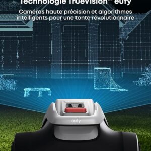 Le robot tondeuse EUFY E15 est doté de la technologie TrueVision eufy, offrant une technologie de caméra avancée pour une tonte précise.