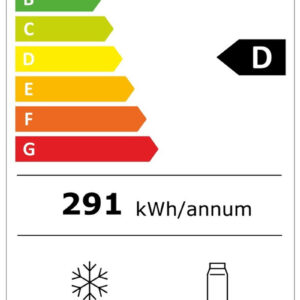 Le réfrigérateur LIEBHERR MBSDDI9524-20 est classé en classe énergétique D, consomme 291 kWh/an, offre une capacité de 231 L pour le congélateur et de 354 L pour le réfrigérateur, et fonctionne silencieusement à 39 dB.