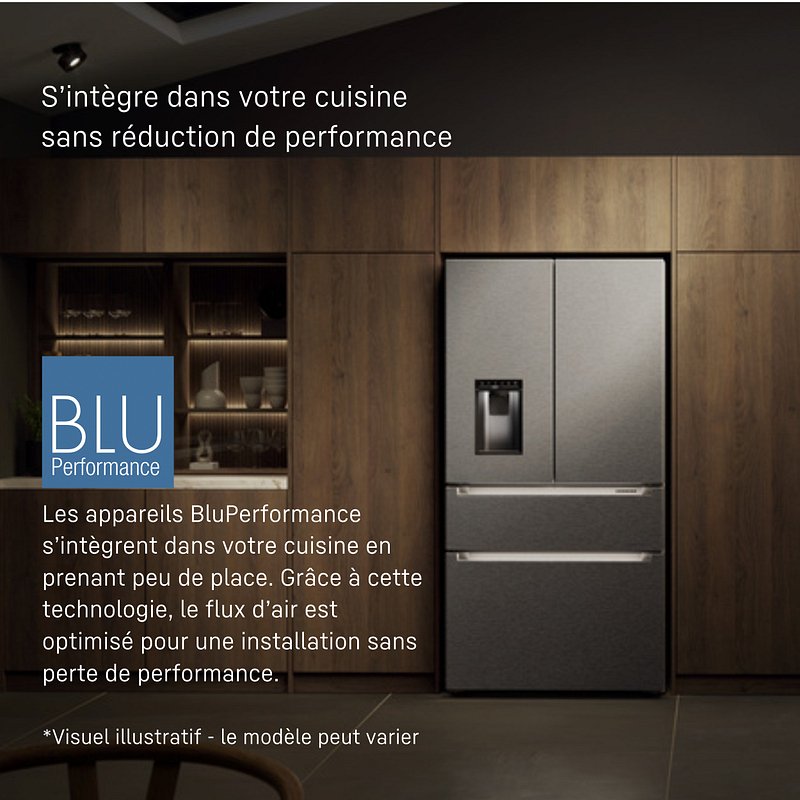 Le réfrigérateur LIEBHERR MBSDDI9524-20 se distingue par son design moderne en acier inoxydable et sa technologie BluPerformance, ce qui en fait un choix à la fois élégant et performant pour toute cuisine épurée.