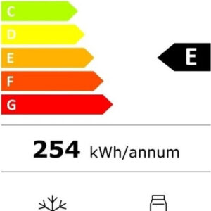 Le modèle SAMSUNG RB34C602EB1 affiche une classe énergétique E et ne consomme que 254 kWh par an. Il dispose d'un compartiment réfrigérateur spacieux de 230 L et d'un compartiment congélateur de 114 L, offrant un refroidissement efficace tout en garantissant un fonctionnement silencieux à seulement 35 dB.