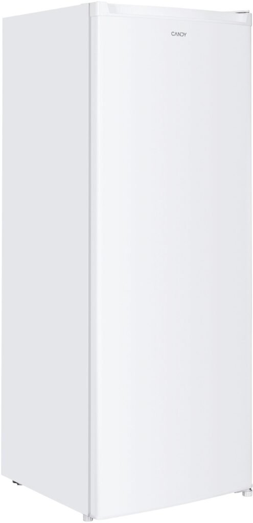 Le modèle CANDY CCH2T618EXBF (Copie) est un réfrigérateur haut, blanc, à porte unique, au design épuré et moderne, idéal pour toute cuisine contemporaine.