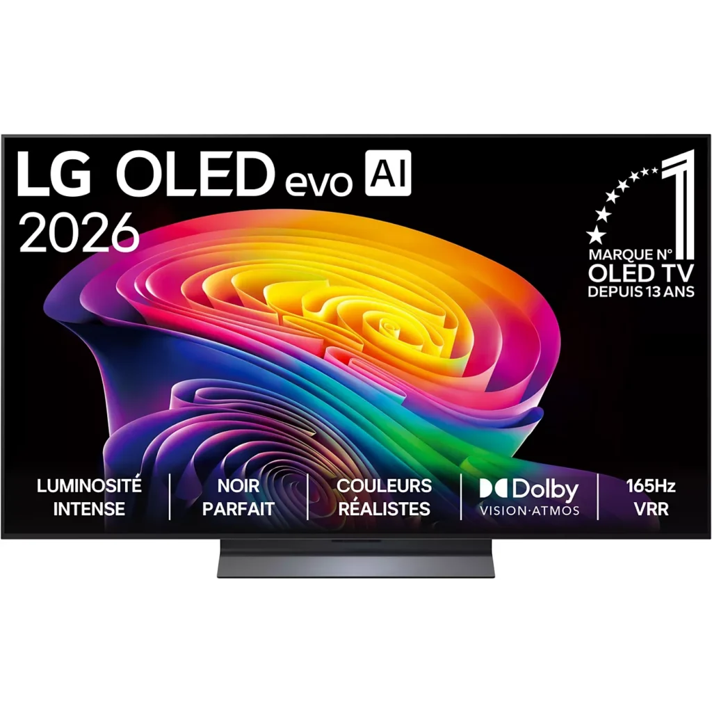Découvrez les images époustouflantes du LG OLED65C6 (Copie), orné d'un motif tourbillonnant aux couleurs vives et éclatantes. Profitez d'une fluidité d'image exceptionnelle à 165 Hz, d'un son immersif Dolby Vision-Atmos et d'un menu intuitif en français : l'alliance parfaite entre la technologie de nouvelle génération et l'élégance qui caractérise les téléviseurs OLED de LG.