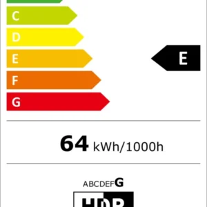 Voici la phrase réécrite à partir des caractéristiques techniques fournies : Le TCL 55C6K PRO est un téléviseur de 55 pouces doté d'une résolution de 3840 x 2160, d'une classe énergétique E, une consommation de 64 kWh pour 1 000 heures (150 kWh pour 1 000 heures en mode HDR) et une diagonale d'écran de 139 cm (55 pouces).