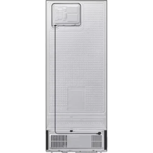 Vue arrière du réfrigérateur SAMSUNG RB50DG601ES9, doté d'un panneau texturé et de câbles apparents en haut et en bas.